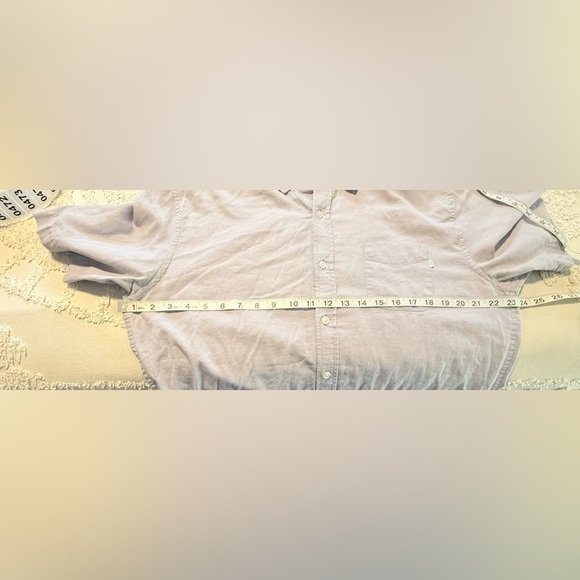 Obey Blue Casual Button Down Shirt - Picture 5 of 6